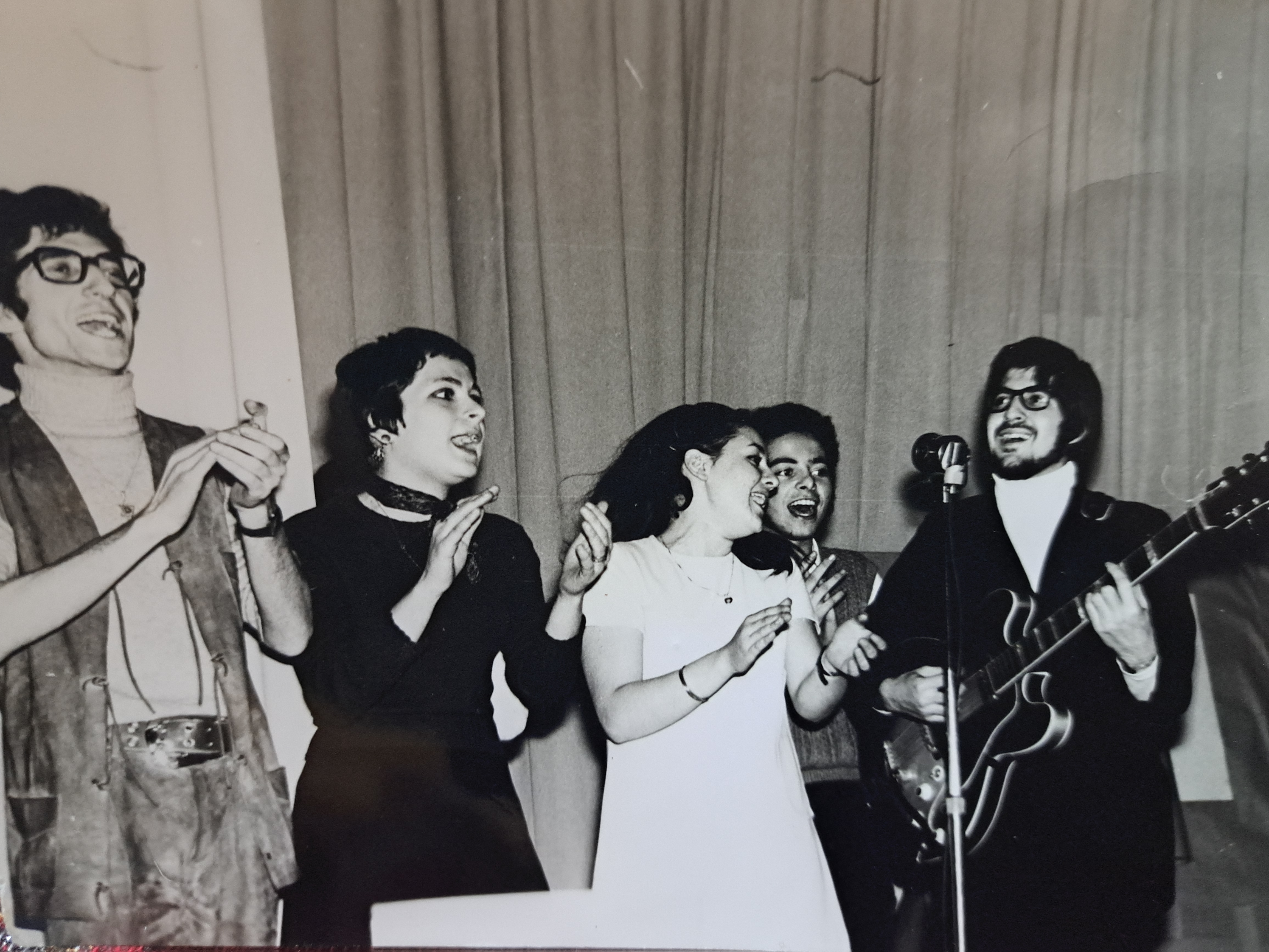 JAC Pourim 1968 Centre Martin Buber   Dollar, liliane Dadi, ? Bouskila, Dov Djaoui
