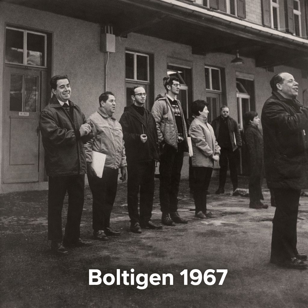 Boltigen 1967 - Le staff national